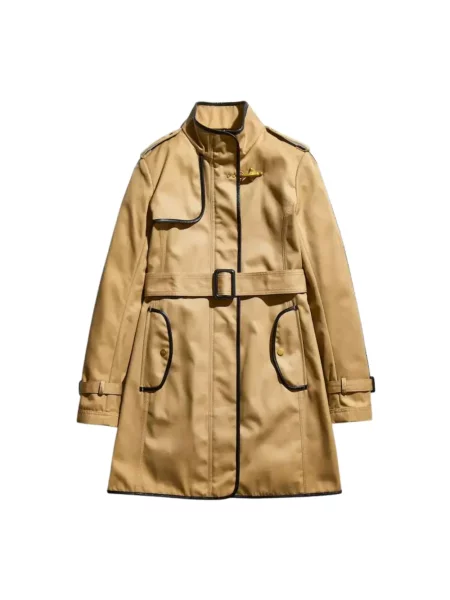 Wodoodporny trencz Fay brązowy