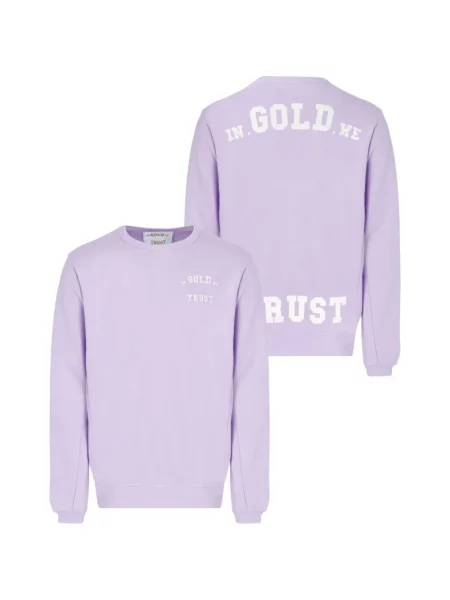 Pulover In Gold We Trust cu imagine violet