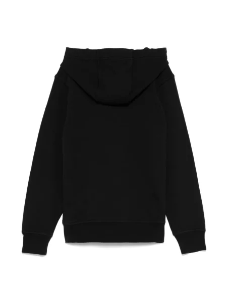 Dětska mikina s kapucí Stone Island černá