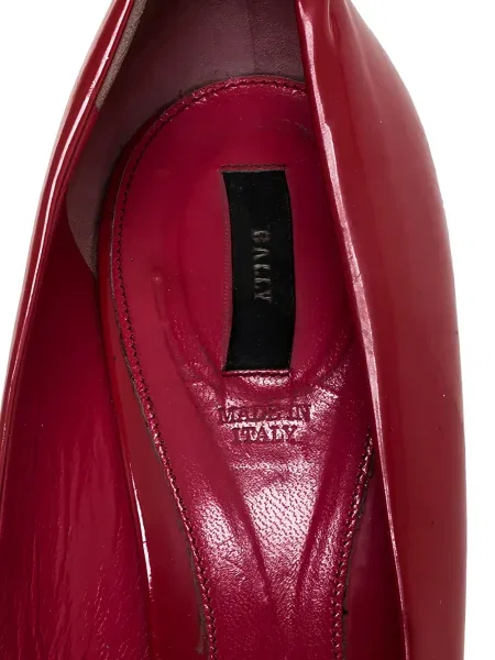 Pantofi cu toc Bally din piele roz