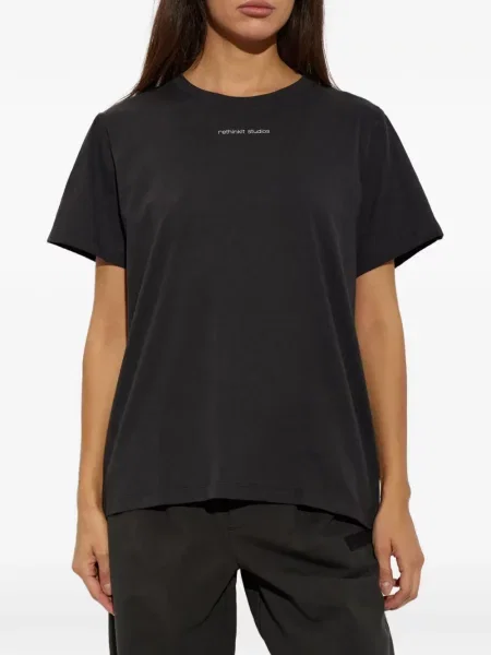Scurt tricou Rethinkit Studios cu imagine negru