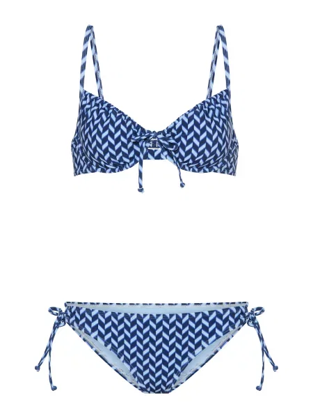 LSCN by LASCANA Costum de baie două piese deschis / închis albastru