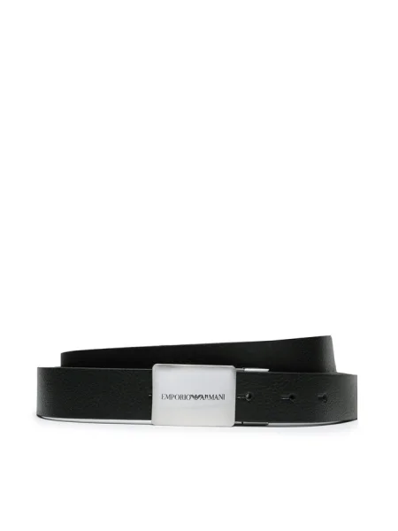 Emporio Armani Curea pentru Bărbați negru