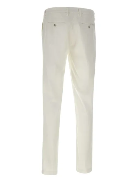 Pantaloni Re-hash alb