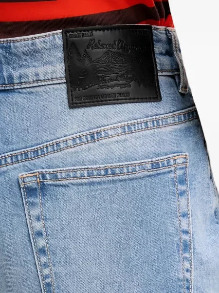 Blugi Sisley cu autograf albastru