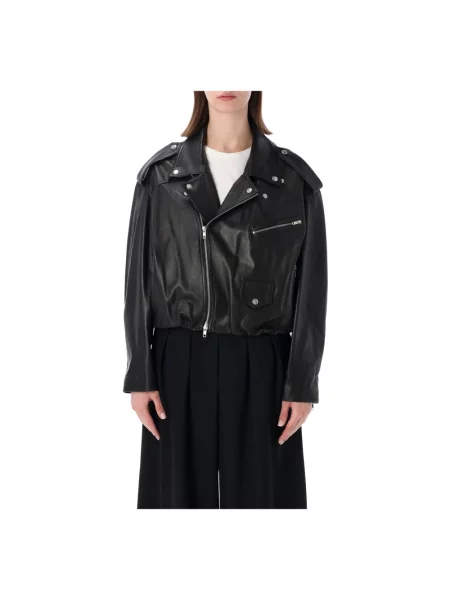 Kurtka skórzana S.w.o.r.d. 6.6.44 czarna