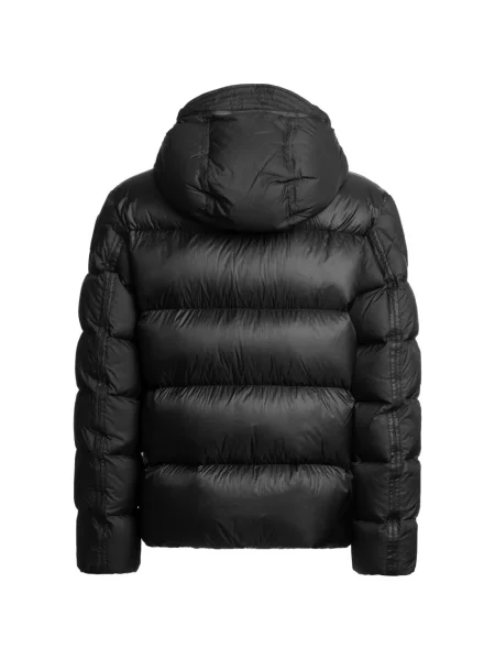 Geacă cu puf Parajumpers cu glugă negru