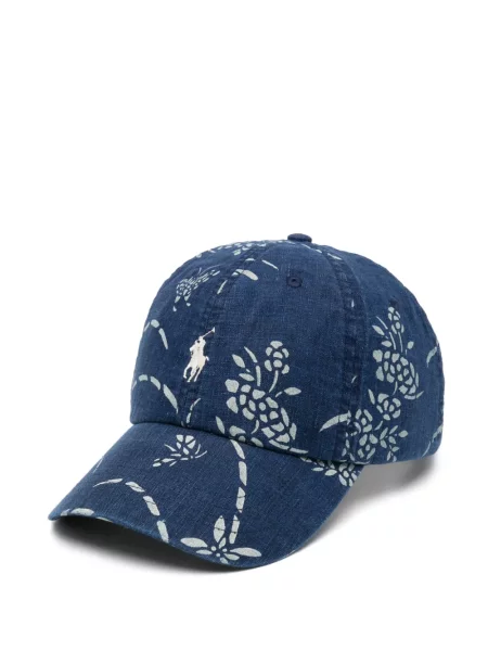 Șosete Polo Ralph Lauren din piele de căprioară lungi cu imagine albastru