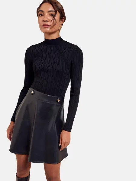 Friends Like These Rochie tricotat negru