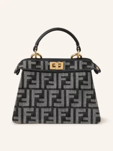 Fendi Kabelka Peekaboo Iseeu černá bílá
