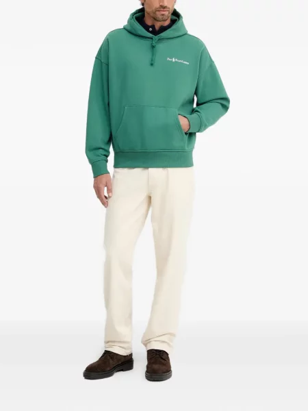 Tricou polo Polo Ralph Lauren cu autograf cu decolteu în V roșu