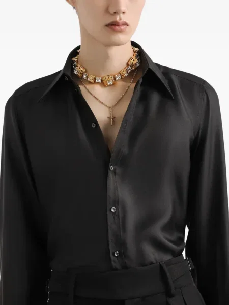 Дълго риза Dolce & Gabbana черно