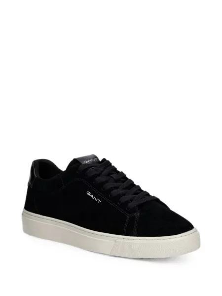 Sneakerși Gant din piele de căprioară cu imagine negru