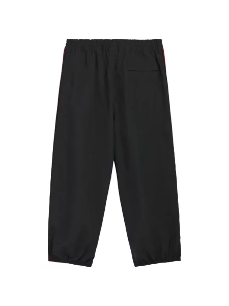Pantaloni Adidas alergare cu autograf negru