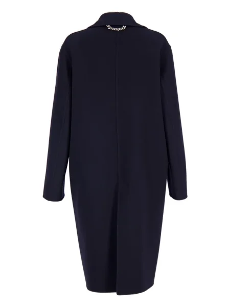 Palton Stella Mccartney de lână albastru