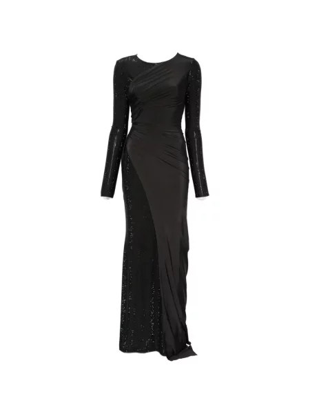 Rochie Miron drapată negru