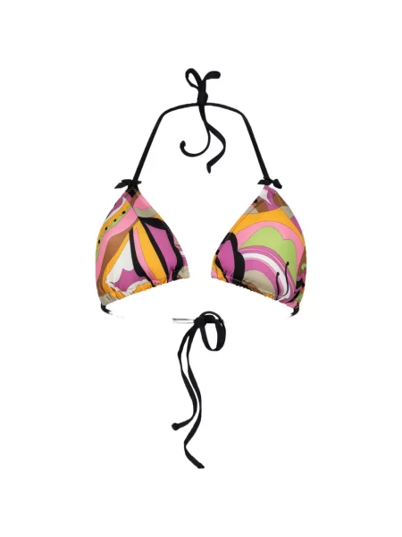Top Paramidonna cu imagine cu imprimeu abstract roz