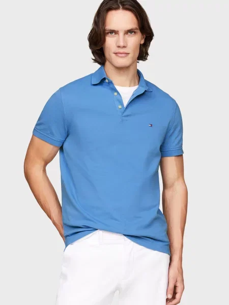 Поло Tommy Hilfiger блакитне