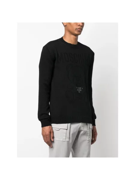 Sweter Moschino czarny