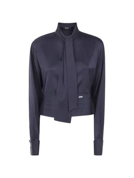 Cămașă Dsquared2 cu legături negru