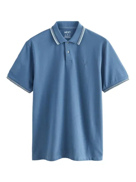 Next Tricou safir / deschis albastru