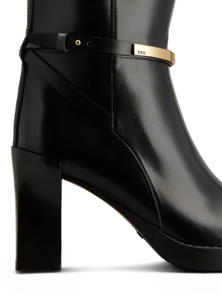 Botine Tod's din piele negru