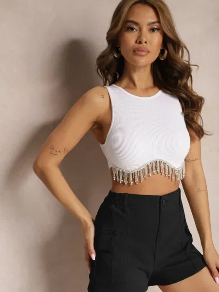 Pantaloni scurți Other cu talie înaltă negru