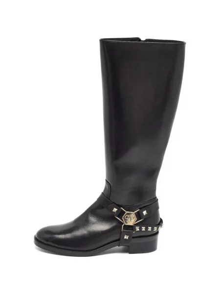 Cizme Philipp Plein cu tepi negru