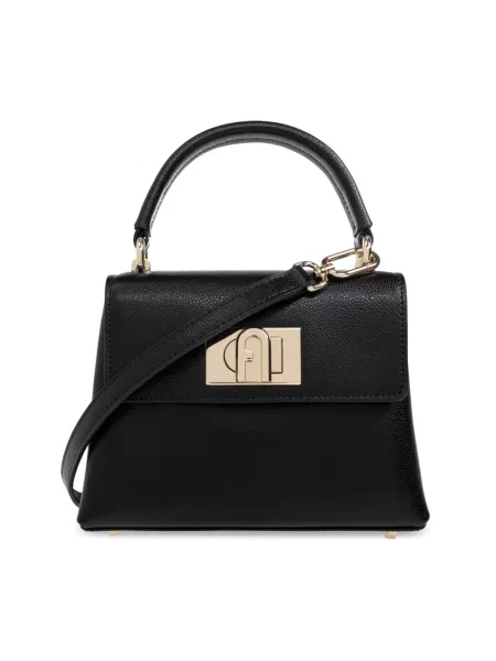 Torebka crossbody Furla skórzana czarna