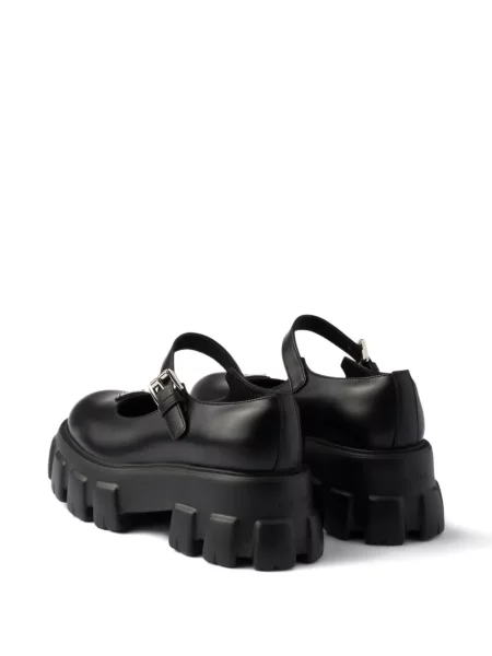 Pantofi cu toc Prada fără toc negru
