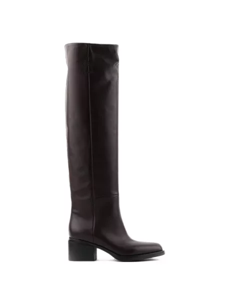 Botine Elena Iachi din piele maro