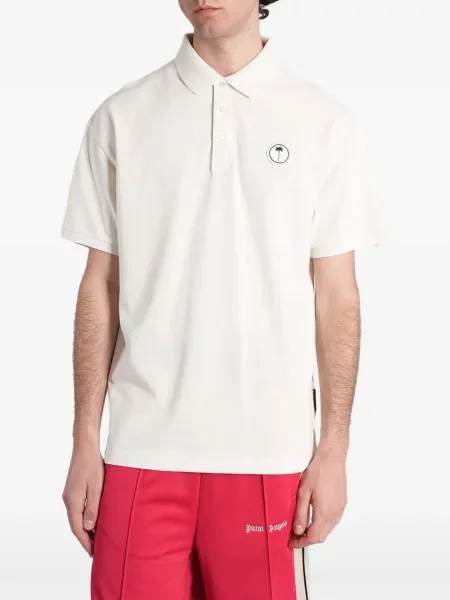 Tricou polo Palm Angels cu autograf