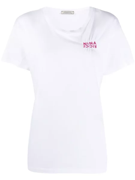 Tricou Nina Ricci cu imagine alb