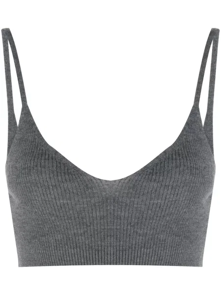 Cropp top Cashmere In Love din cașmir gri