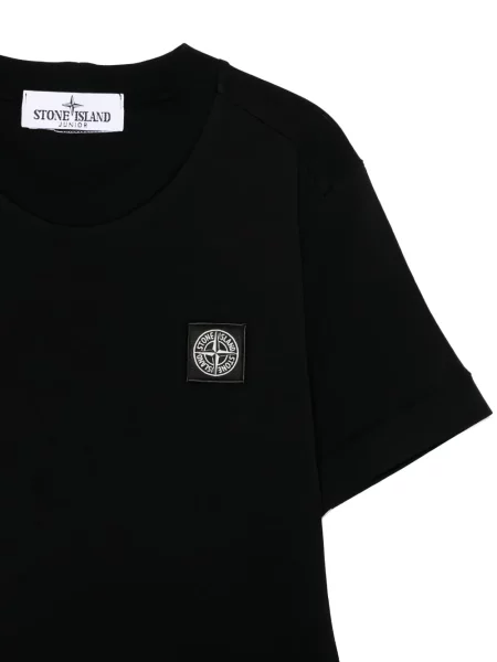 Koszulka dziecięca Stone Island czarna