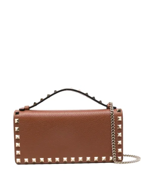 Geantă Valentino Garavani maro