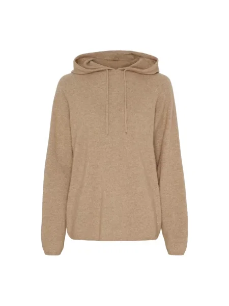 Bluza z kapturem Btfcph z kaszmiru z kapturem brązowa