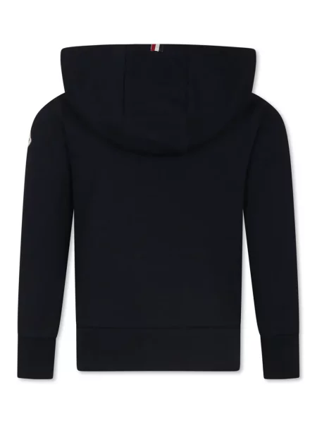 Bluza z kapturem dziecięca Moncler Enfant niebieska