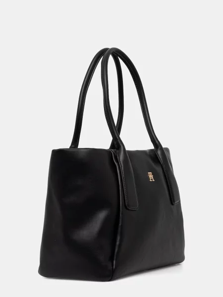 Geantă shopper Tommy Hilfiger negru