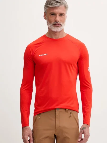 Mammut majica z dolgimi rokavi rdeča