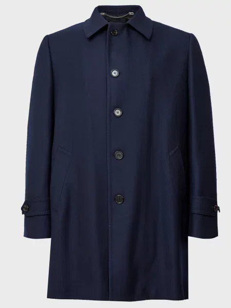 Пальто Cesare Attolini синє