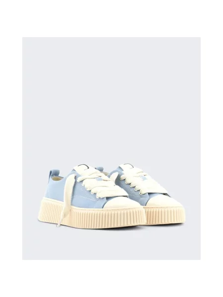 Sneakersy Rhun płócienne niebieskie