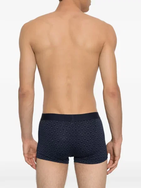 Boxeri Emporio Armani cu imagine albastru