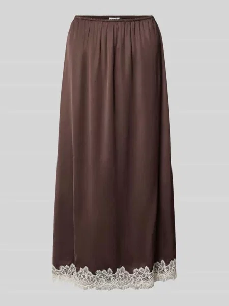 Spódnica midi z z obszyciem koronką Jake*s Collection