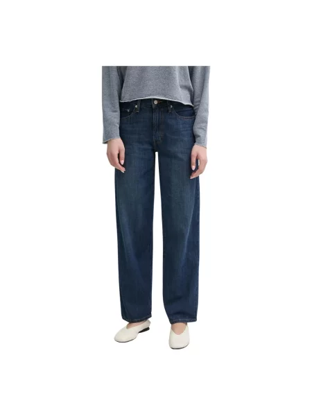 Levi's jeansy BAGGY DAD medium waist niebieskie