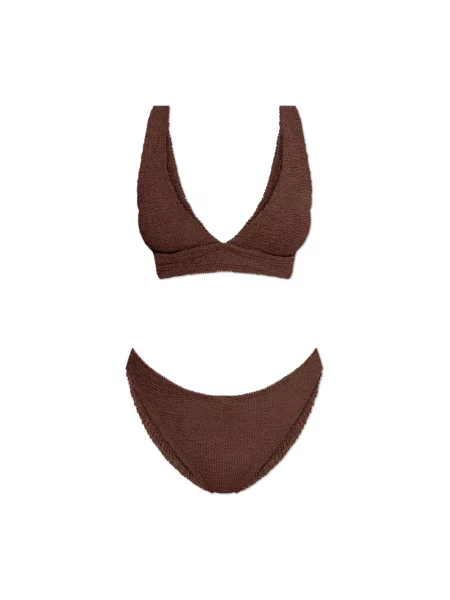 Hunza G Moda plażowa Kobieta ONE SIZE Angel Bikini brązowy