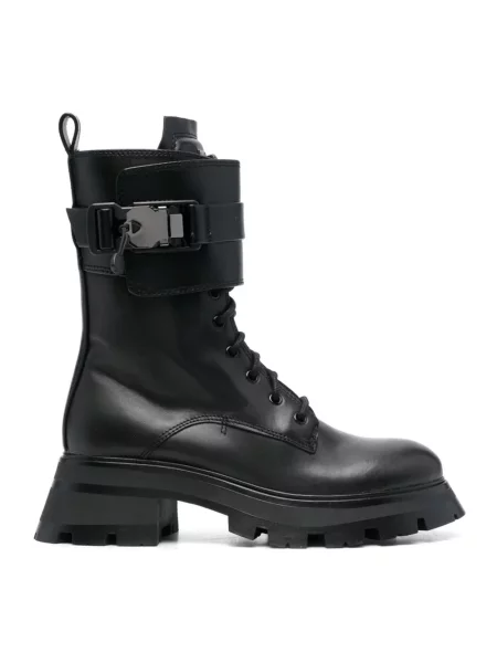 Botki Dkny skórzane czarne