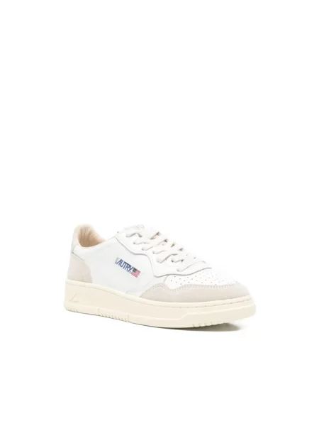 Sneakersy Autry skórzane białe