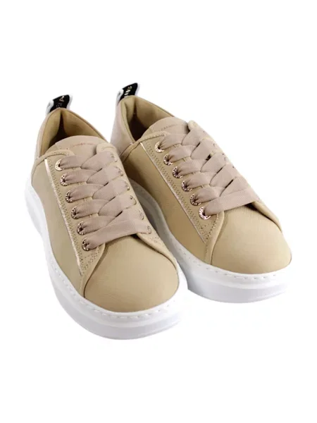 Sneakersy Alexander Smith zamszowe beżowe