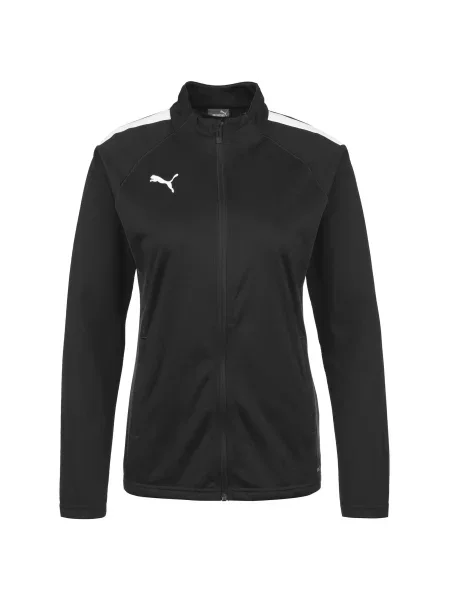 PUMA Jakna za trening Team Liga črna bela